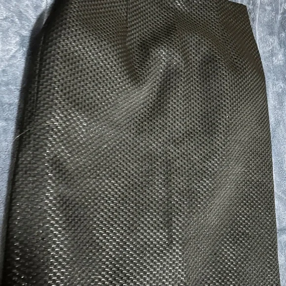 Vintage Black Pencil Skirt With Back Slit - Picture 2 of 3